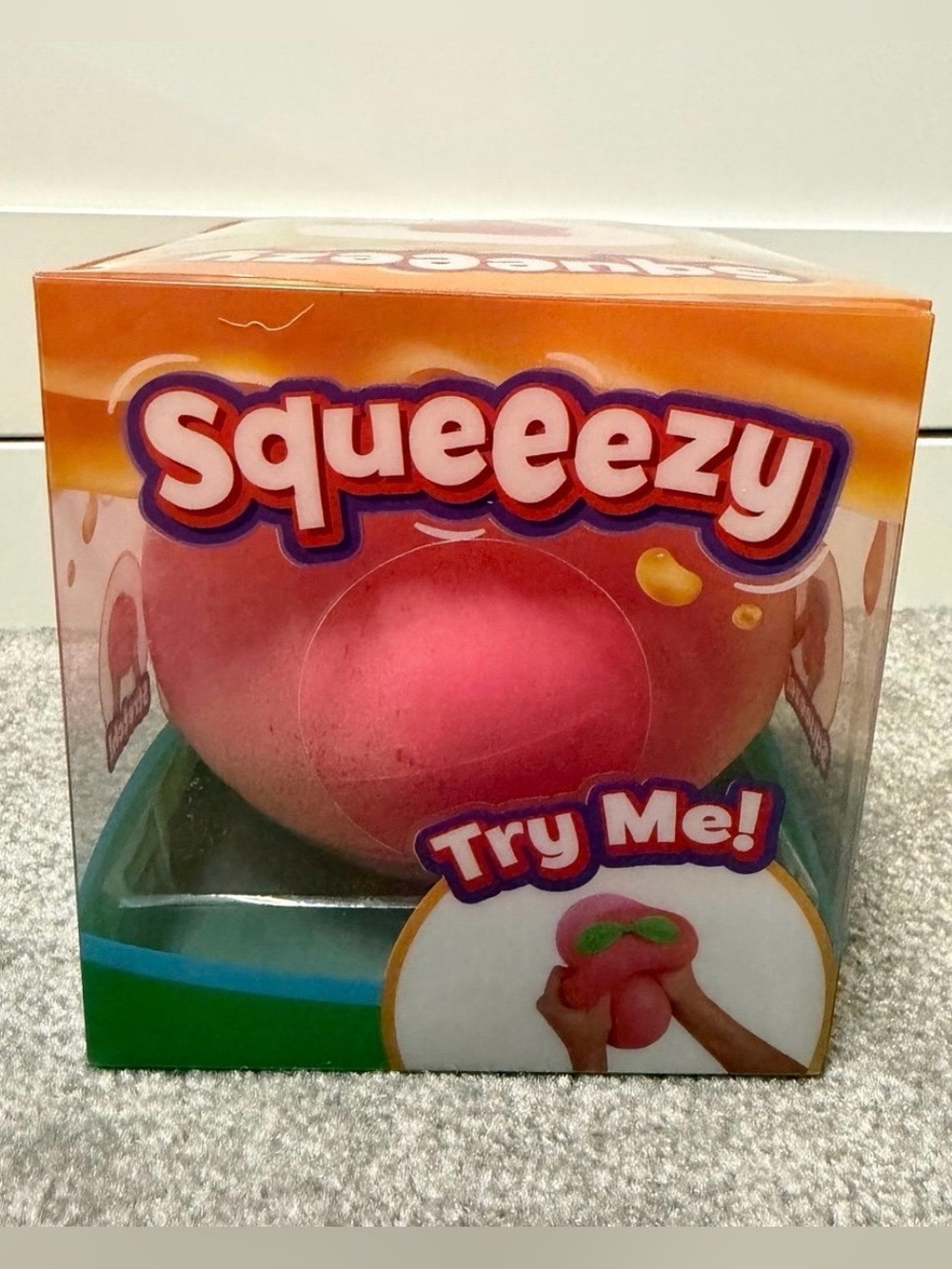 Sunny Days Squeeezy Jumbo Peach Squishy